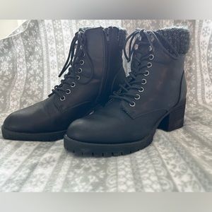 Black Zip Up Boots